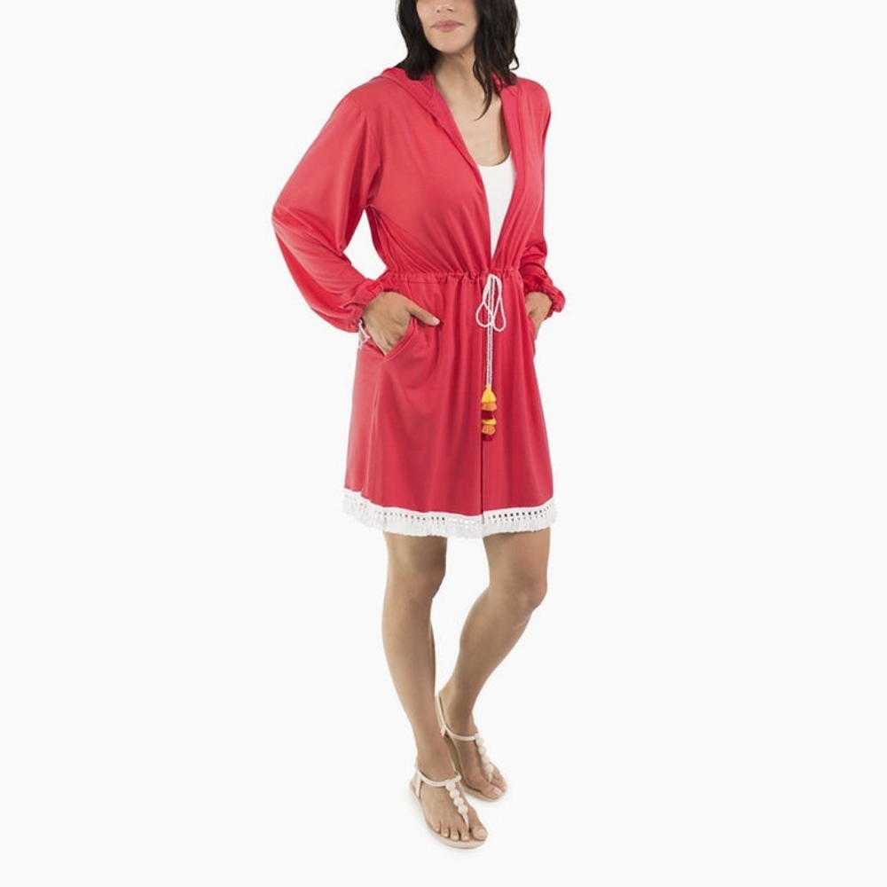 NWOT Sun50 Beach Cardigan UPF 50+ Size Large